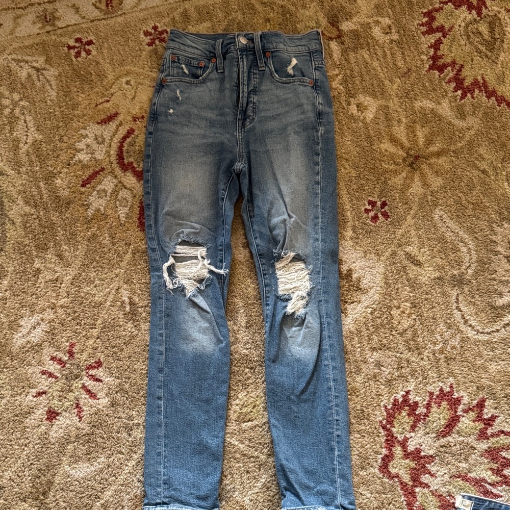Madewell Distressed Blue Women's Jeans